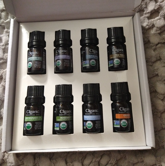 Cliganic USDA Organic Aromatherapy Essential Oils Set 8 pc - 100% Pure Natural - Picture 4 of 8